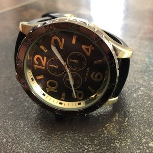 Rocawear gold tone and black watch